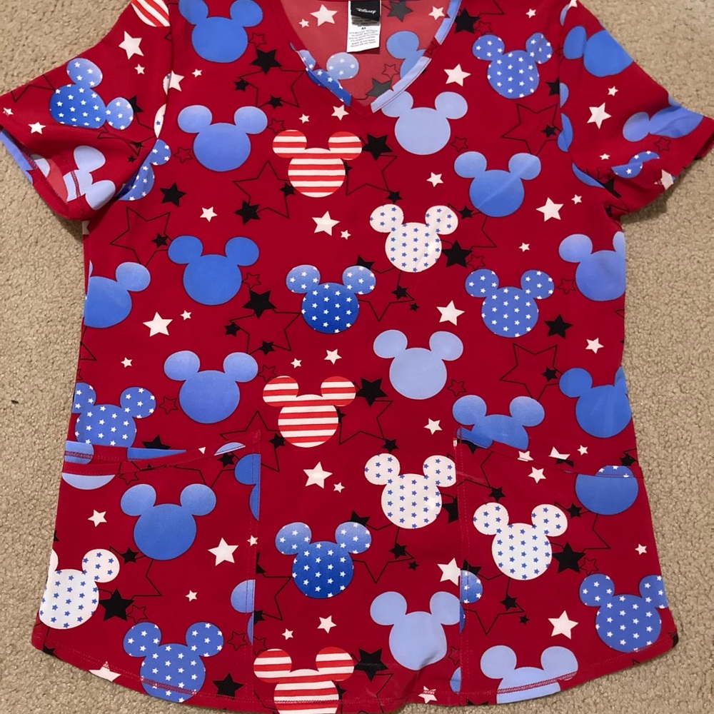 Disney scrub top